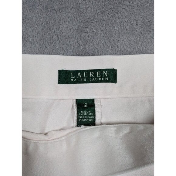 Lauren Ralph Lauren Pants Womens Size 12 Pink Minimalist Trousers Career Mature - Picture 2 of 11